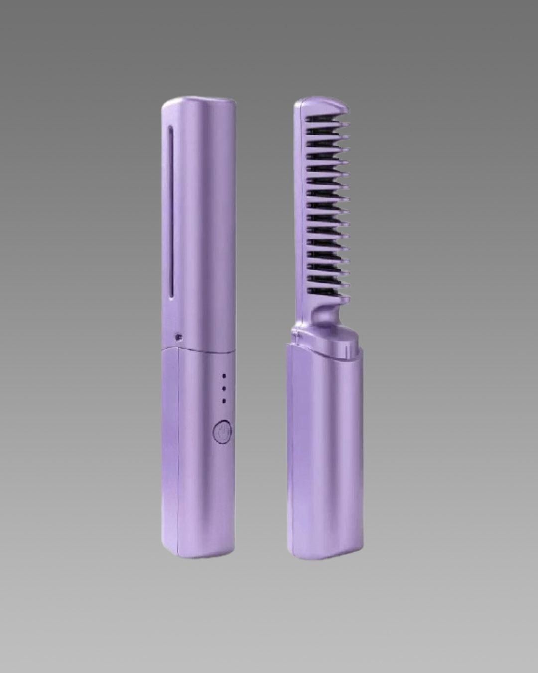 Portable Mini Hair Straightener - Rechargeable Mini Hair Straightener Hot Comb